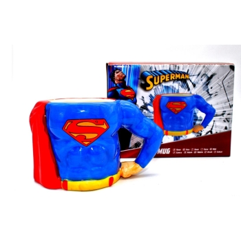 Superman Sixpack Tasse 3D